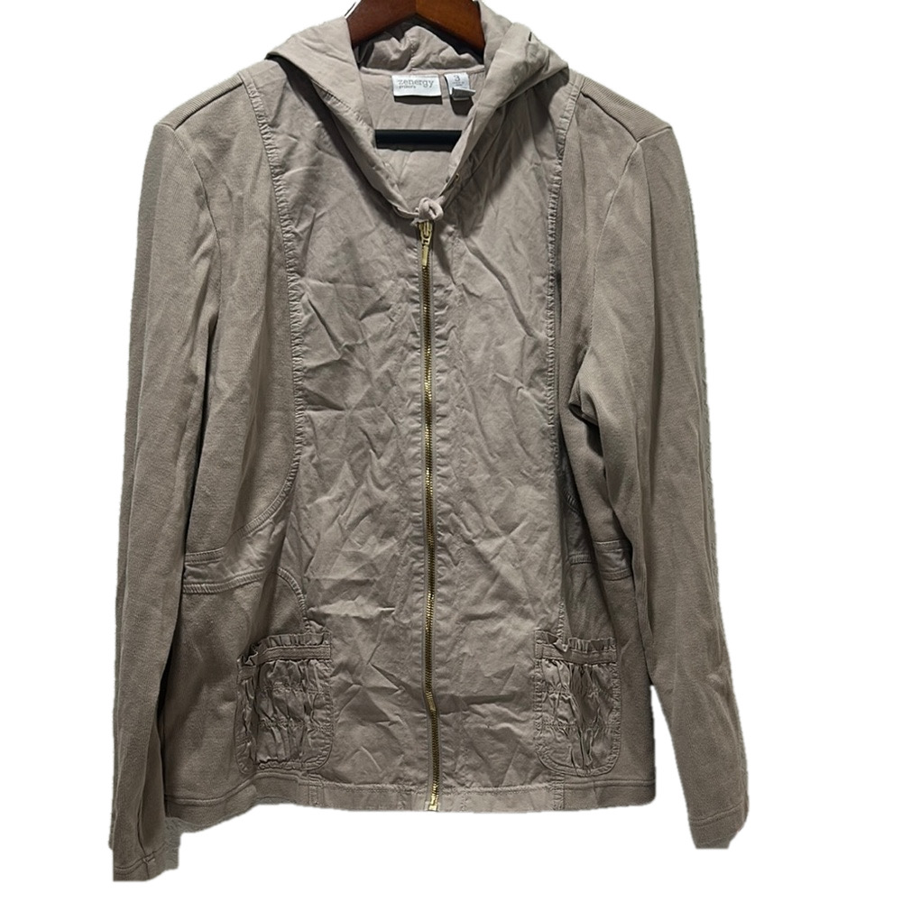 Chico’s  Tan Jacket size 3 GUC..